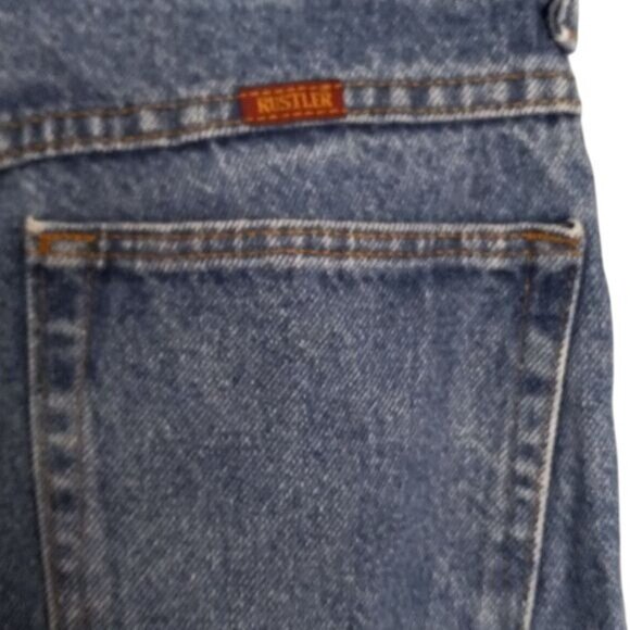 Rustler Size 16 Reg 27x28 Jeans Boys Mens Regular Fit Denim Blue Straight Leg - Picture 7 of 11